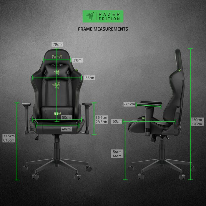 Razer Tarok Essentials X leikjastóll - Svartur