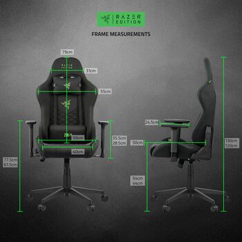 Razer Tarok Natrix leikjastóll - Svartur