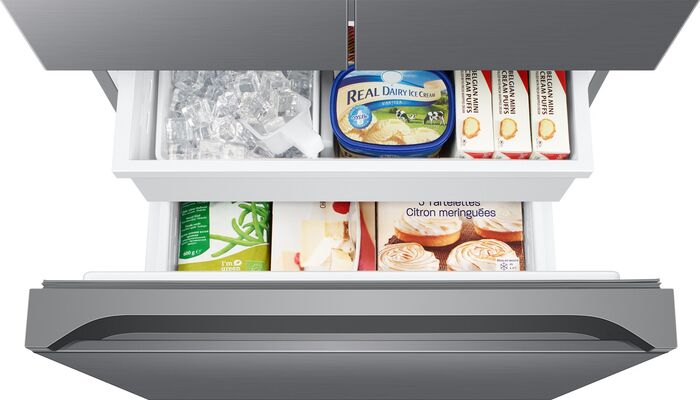 Samsung tvöfaldur kæli- og frystiskápur RF50C530ES9EF - Stál