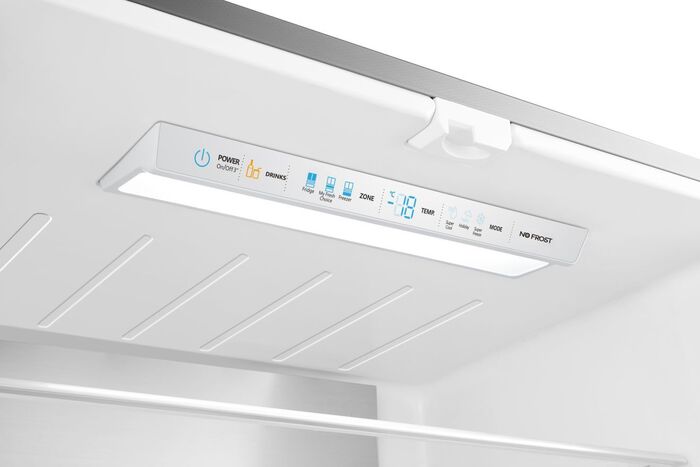 Hisense tvöfaldur kæli- og frystiskápur RF540N4SBI2 - Stál