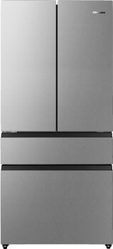 Hisense tvöfaldur kæli- og frystiskápur RF540N4SBI2 - Stál