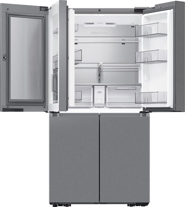 Samsung Family Hub tvöfaldur kæli- og frystiskápur - Stál