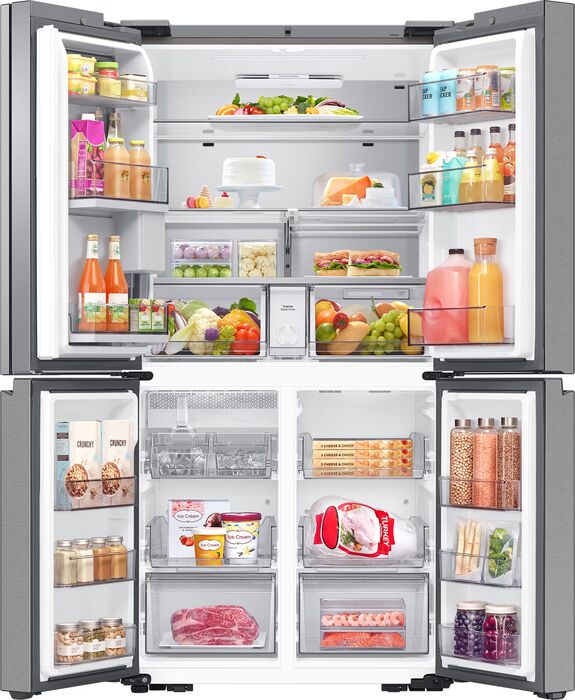 Samsung Family Hub tvöfaldur kæli- og frystiskápur - Stál