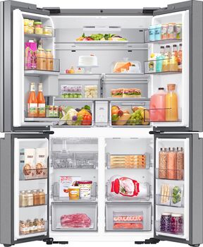 Samsung Family Hub tvöfaldur kæli- og frystiskápur - Stál