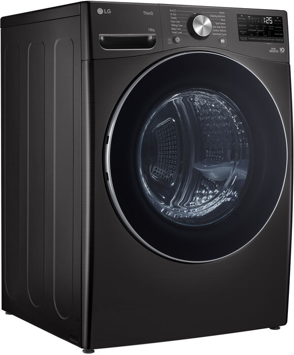 LG þurrkari RH18U8JVCW - Svartur