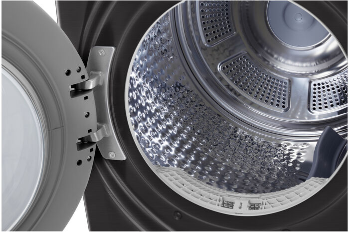 LG þurrkari RH18U8JVCW - Svartur