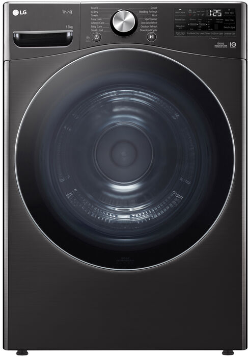 LG þurrkari RH18U8JVCW - Svartur