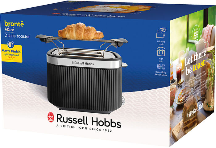 Russell Hobbs Brontë brauðrist - Svört