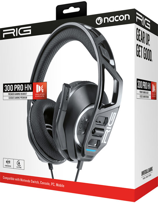 Product image not available for RIG 300 Pro HN leikjaheyrnartól - Svört