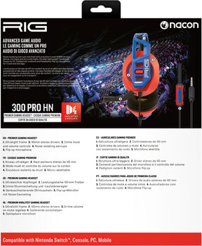 Rig 300 Pro Nintendo leikjaheyrnatól