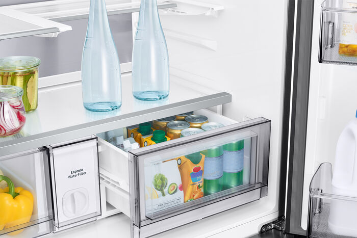 Samsung tvöfaldur kæli- og frystiskápur RM90F67CECEF - Svartur