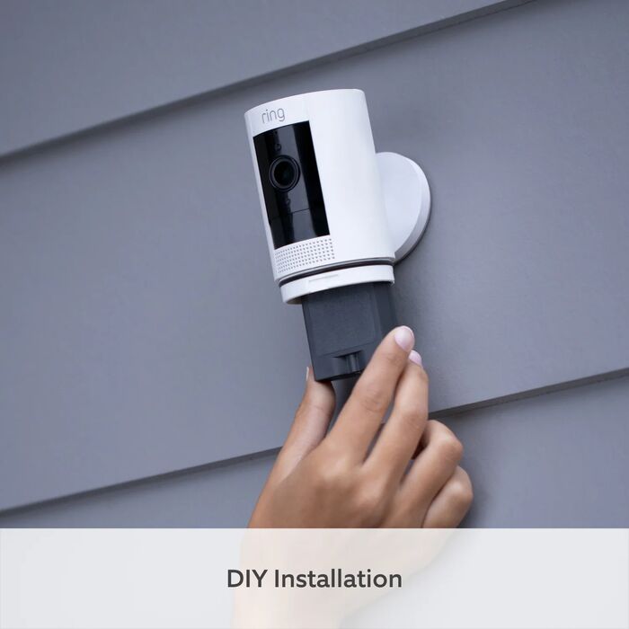 Ring Stick Up öryggismyndavél með rafhlöðu Gen 3 - Hvít