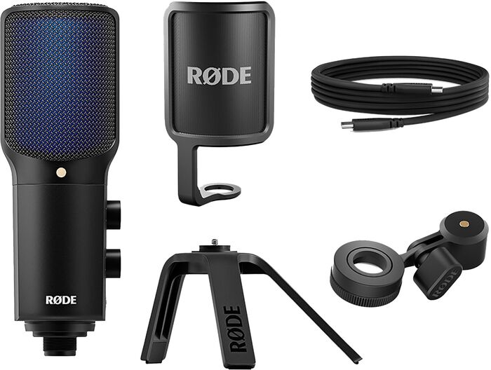 Røde NT-USB+ hljóðnemi - Svartur