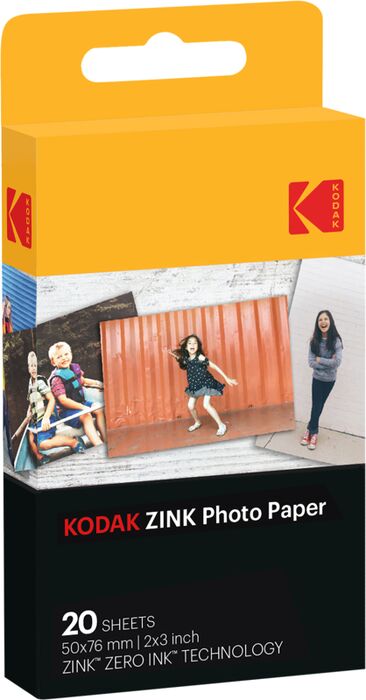 Kodak Zink Paper 2x3 filmur 20stk
