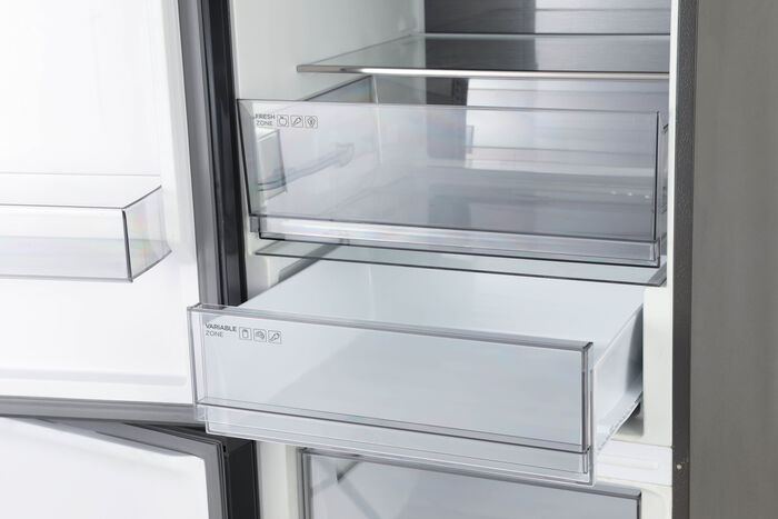 TCL kæli- og frystiskápur RP456BIE0NE - Stál