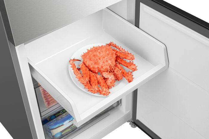 TCL kæli- og frystiskápur RP456BIE0NE - Stál