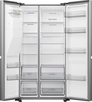 Hisense tvöfaldur kæli- og frystiskápur RS5P628WSPID - Stál