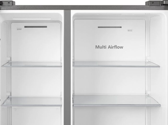 Hisense tvöfaldur kæli- og frystiskápur RS5P628WSPID - Stál