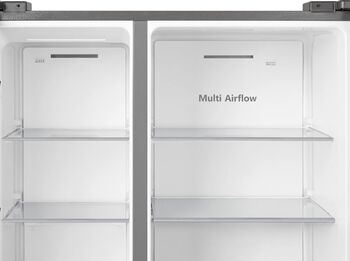 Hisense tvöfaldur kæli- og frystiskápur RS5P628WSPID - Stál