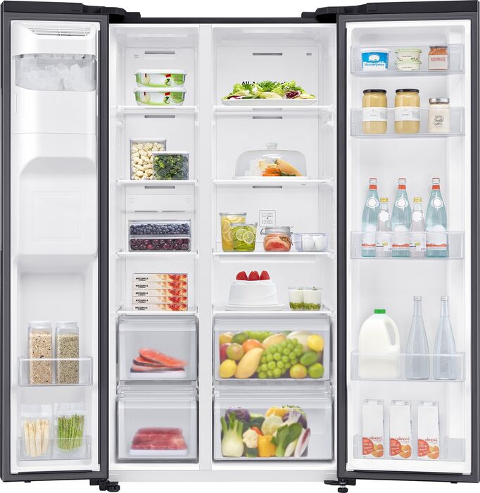 Samsung tvöfaldur kæli- og frystiskápur RS65DG5403B1EF - Svartur