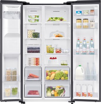 Samsung tvöfaldur kæli- og frystiskápur RS65DG5403B1EF - Svartur