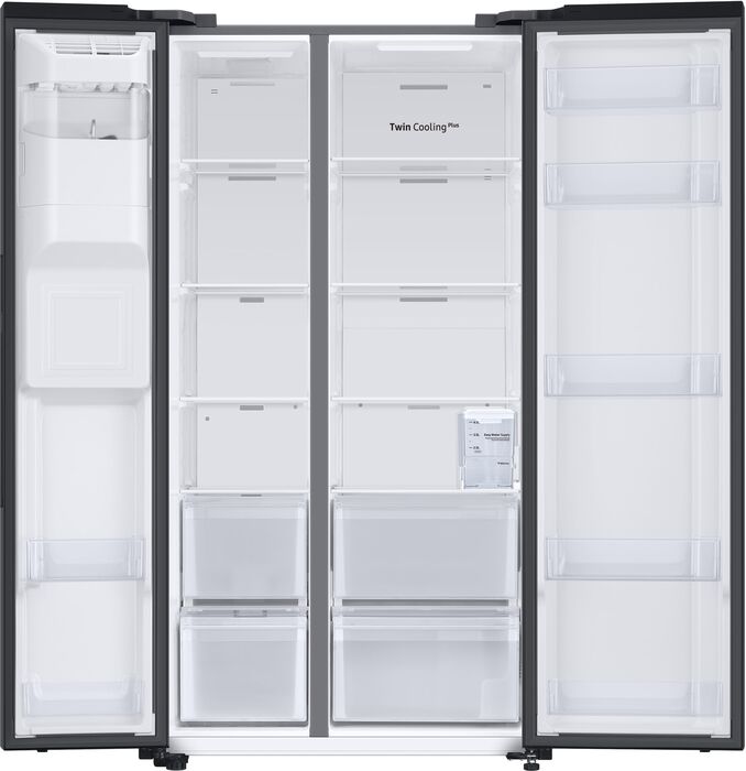 Samsung tvöfaldur kæli- og frystiskápur - Svartur RS67A8510B1