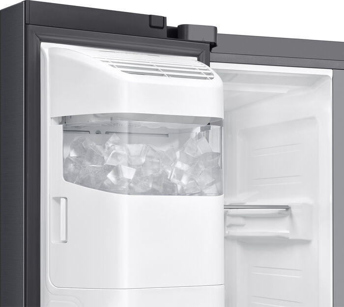 Samsung tvöfaldur kæli- og frystiskápur RS70F64KDFEF - Svartur