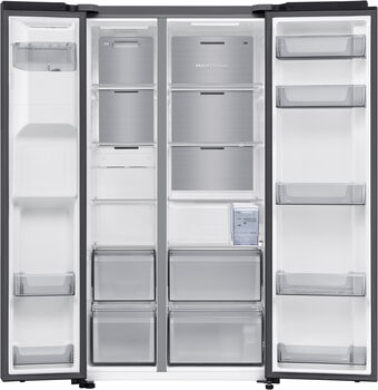 Samsung tvöfaldur kæli- og frystiskápur RS70F65KEFEF - Svartur