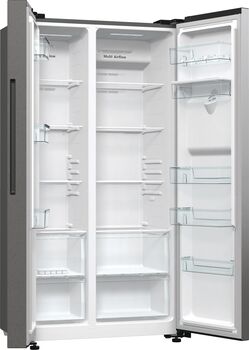 Hisense tvöfaldur kæli- og frystiskápur - Stál RS711N4WCE 