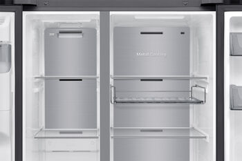 Samsung tvöfaldur kæli- og frystiskápur RS80F64KEFEF - Svartur