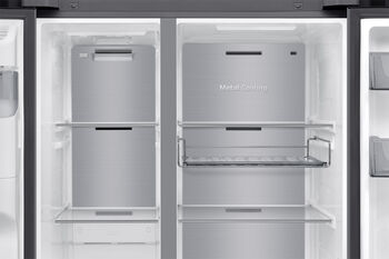 Samsung tvöfaldur kæli- og frystiskápur RS80F64KETEF - Stál