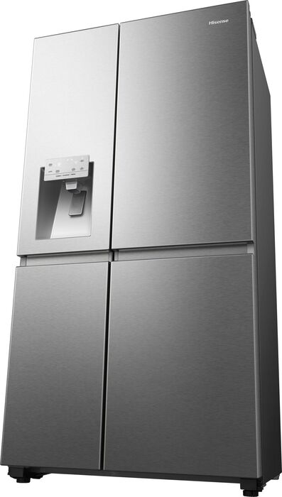 Hisense tvöfaldur kæli- og frystiskápur RS818N4IIE - Stál