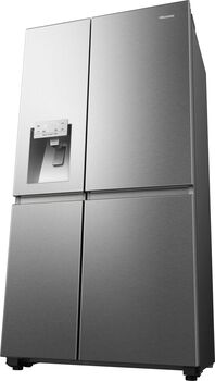 Hisense tvöfaldur kæli- og frystiskápur RS818N4IIE - Stál