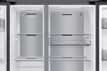 Samsung tvöfaldur kæli- og frystiskápur RS90F64EDTEF - Stál
