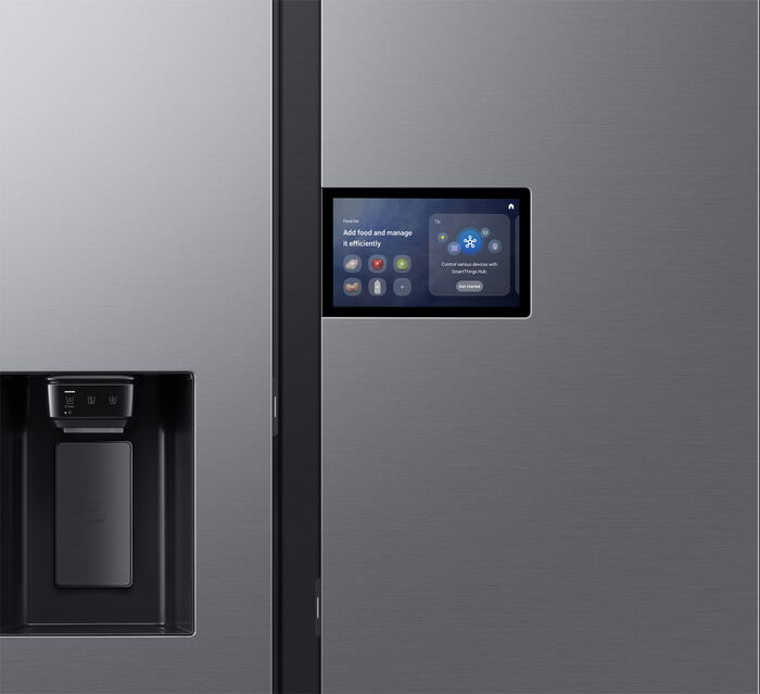 Samsung tvöfaldur kæli- og frystiskápur RS90F64EDTEF - Stál