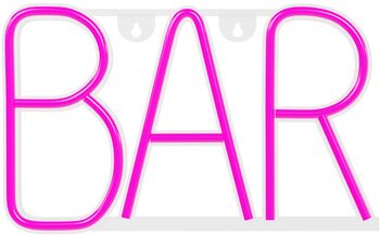 Neon LED ljós - Bar bleikt
