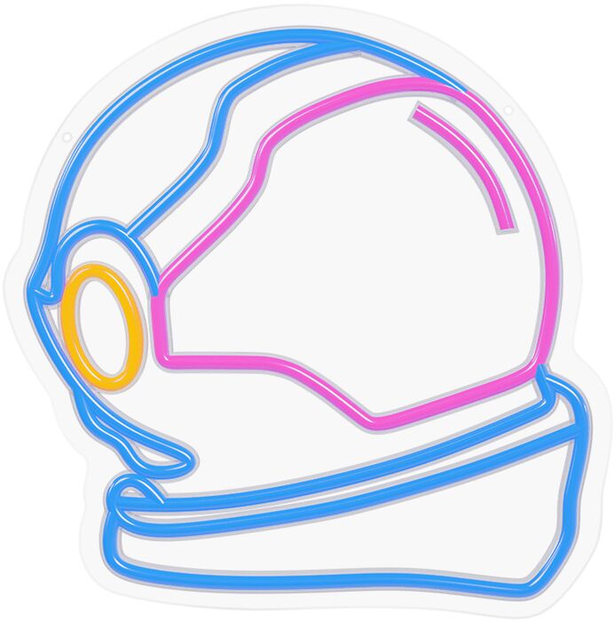 Neon LED ljós - Geimfari marglita