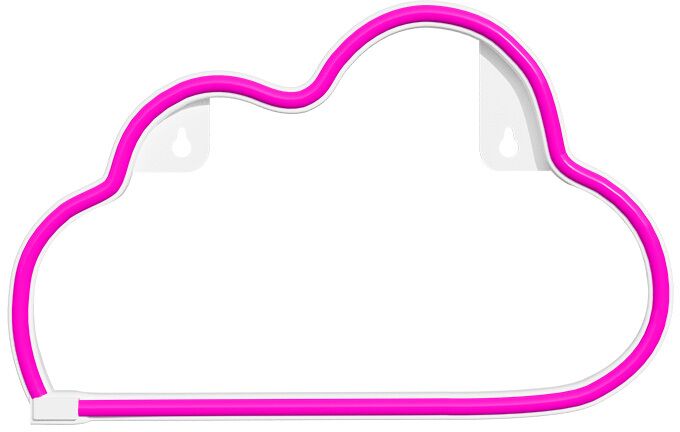 Neon LED ljós - Bleikt ský