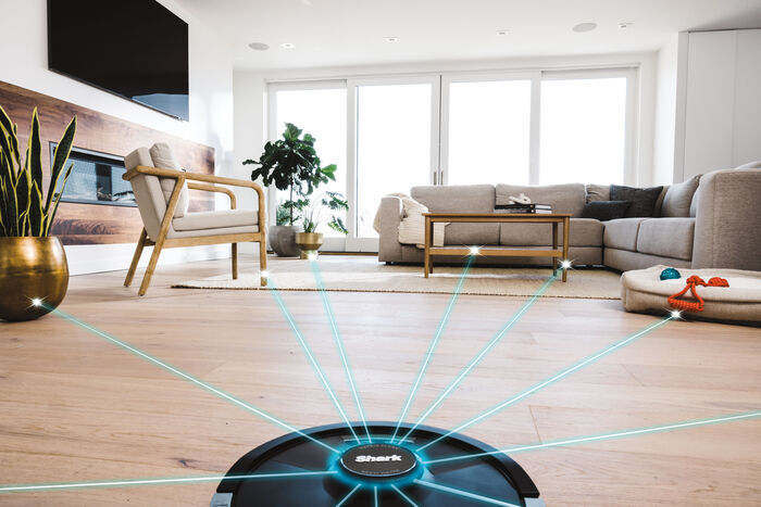 Shark Matrix Plus ryksuguvélmenni - Svart