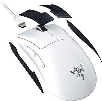 Razer DeathAdder V3 Pro þráðlaus leikjamús - Hvít 