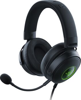 Razer Kraken V3 HyperSense leikjaheyrnartól - Svört