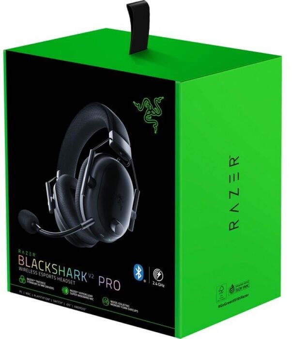 Razer Blackshark V2 Pro 2023 þráðlaus leikjaheyrnartól - Svört