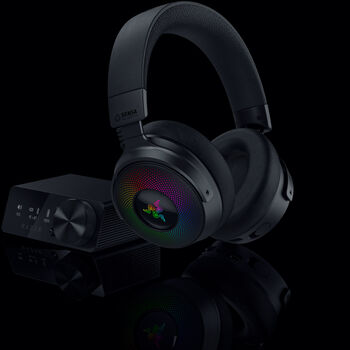 Razer Kraken V4 Pro þráðlaus leikjaheyrnartól - Svört
