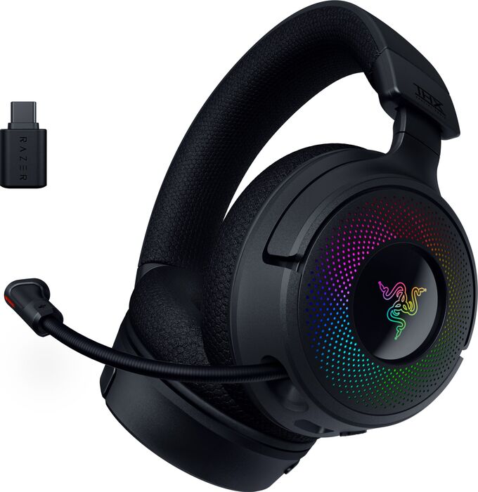 Razer Kraken V4 þráðlaus leikjaheyrnartól - Svört