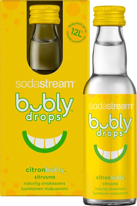 SodaStream Bubly Lemon dropar