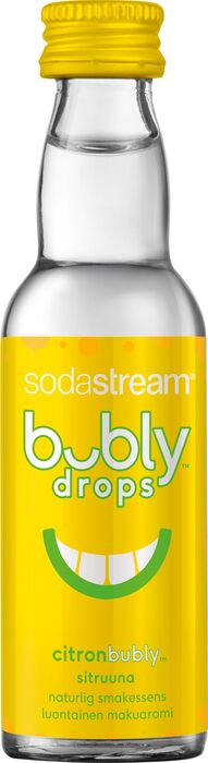 SodaStream Bubly Lemon dropar