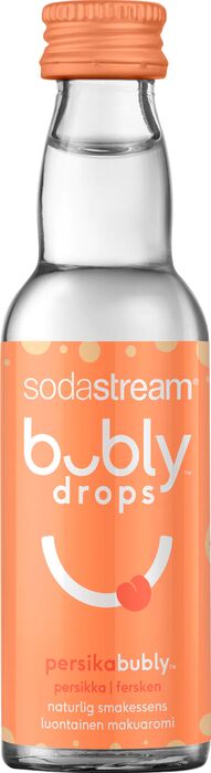 SodaStream Bubly Peach dropar