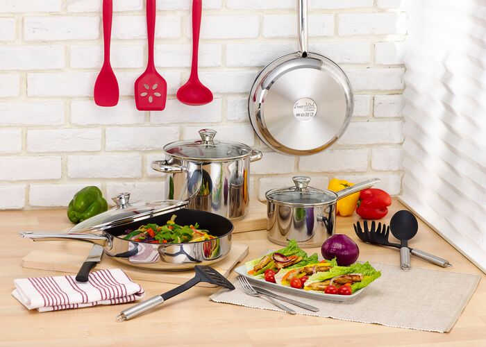 Swordfish pottasett - Ryðfrítt stál