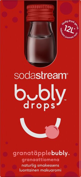 SodaStream Bubly Pomegranate dropar