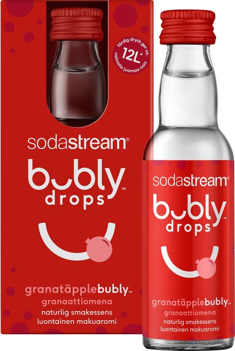 SodaStream Bubly Pomegranate dropar
